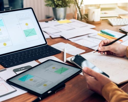 On page optimization user experience design website