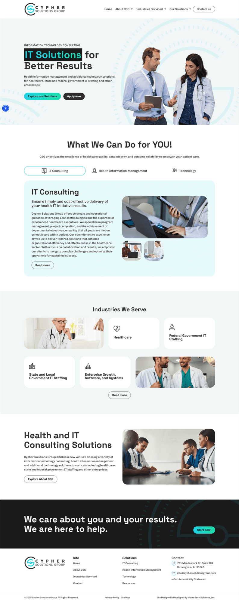 Cypher solutions group web